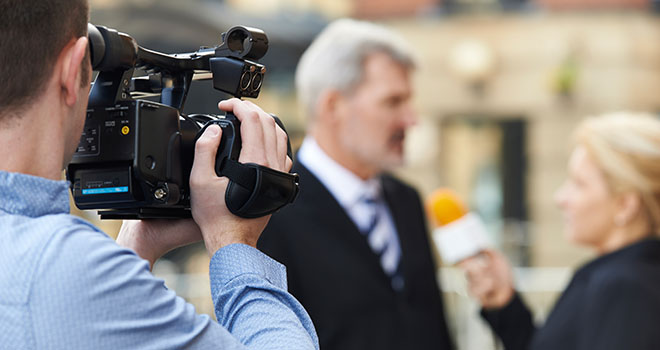 Crisis media interview with company spokesperson