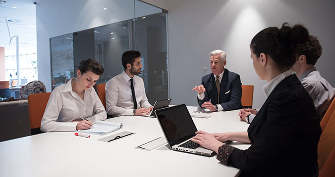 Crisis management team planning for a crisis event