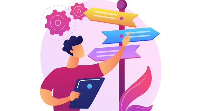 Flexibility skills drawing