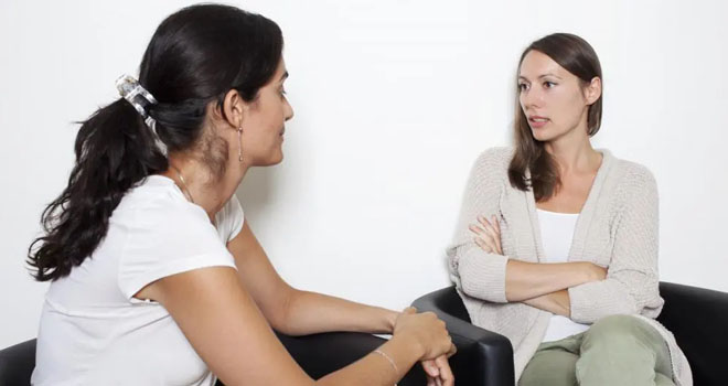 Negative body language