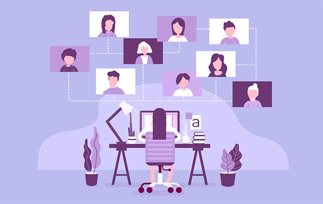 Virtual leadership team